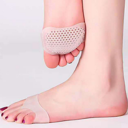 Silicone Forefoot Pads Forefoot Half Yard Insoles Pads Invisible High Heel Shoes Slip Resistant Pads Pain Relief Foot Care Tools