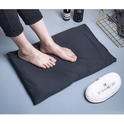 Diatomite soft foot pad absorbent quick drying antiskid bathroom mat