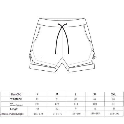Breathable Quick-drying Summer New Men's Sports Casual Shorts