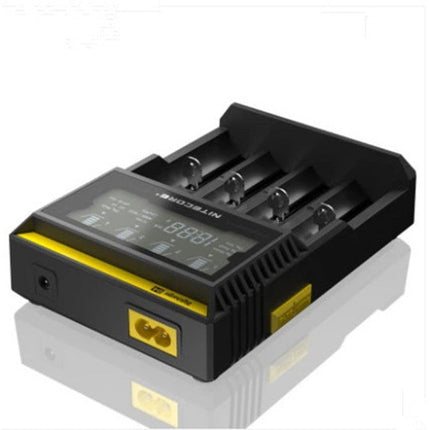 Download main imagesDownload variant imagesDownload description imagesNitecore D4 D2 New I4 I2 Digicharger LCD Intelligent Circuitry Global Insurance li-ion 18650 14500 16340 26650 Battery Charger