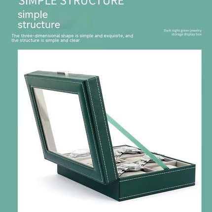 Dark Green Watch Storage Box Watch Display Packaging