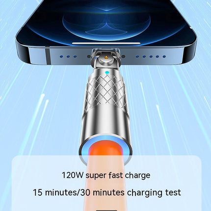 Mobile Game Rotating Elbow Data Super Fast Charge Charging Cable