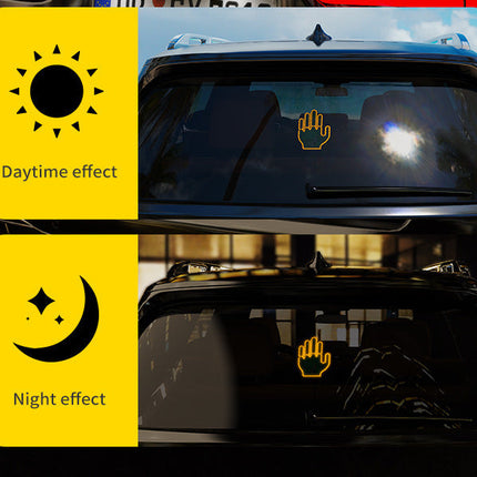 Car Finger Lights Flashing LED Gesture Warning Light