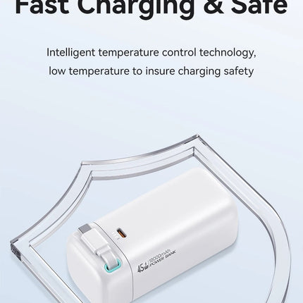 Multi Functional PD45w Fast Magnetization Absorption Nanowire Mobile Power Supply