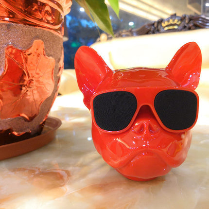 Bluetooth speaker for dog head