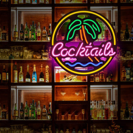 Advertising Lights, Led Interior Decoration, Cocktaily English