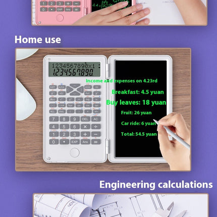 New Scientific Calculator Accounting Special Portable Mini Tablet Computing Machine Handwriting Board Exam Student