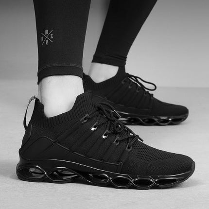 Flying woven mesh sports shoes