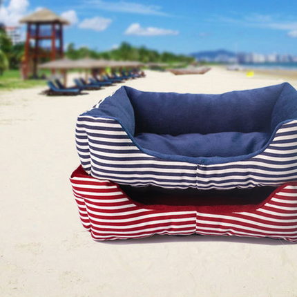 Retro square pet nest luxurious pet sofa nest
