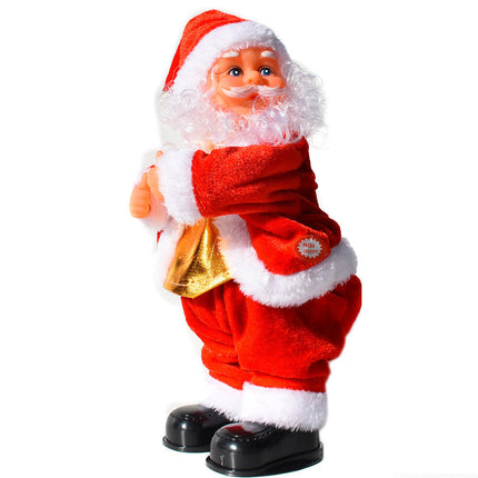 Shaking hip music Santa electric Christmas ornament