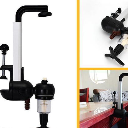 Clip-on single-head wine pourer
