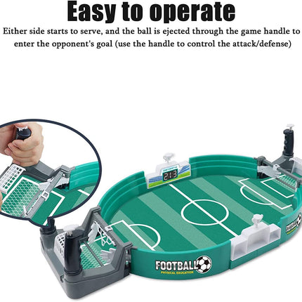 Football Table Interactive Game, Mini Tabletop Football Game Set For Kids, Hand-Eye Coordination Parent-Child Interactive Family Sports Board Game