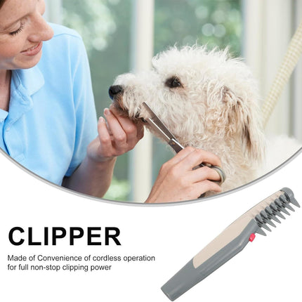 Pet Hair Trimmer For Precision Haircuts And Grooming  Electric Razor 4 AA Batteries Are Required For Use Without Batteries