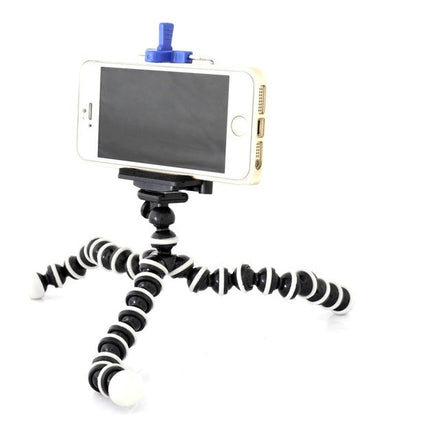 Compatible with Apple, Large Octopus Flexible Tripod Stand Gorillapod for Phone Telefon Mobile Phone Smartphone Dslr and Camera Table Desk Mini Tripod