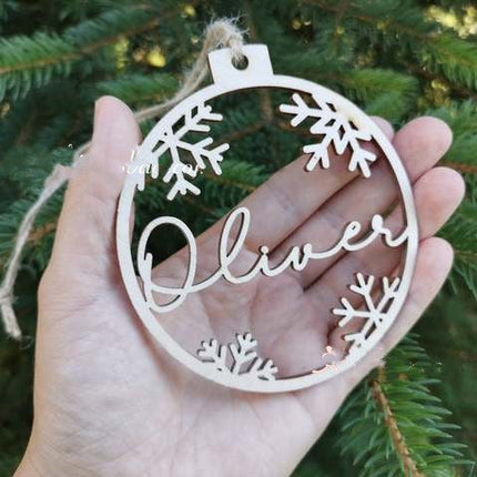 Christmas Hang Gift Name Cards