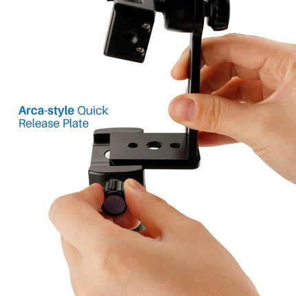 360 degree rotating large metal phone holder