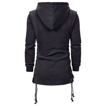 Plus Size Men's Hooded Loose Jacket