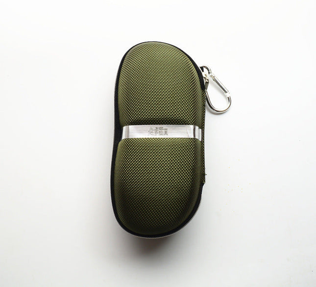 Compression Resistant Zipper Aluminum Hook Sunglasses Box