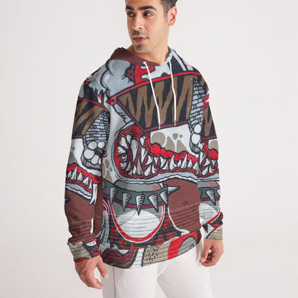 20 cool dragon red design Men's All-Over Print Hoodie