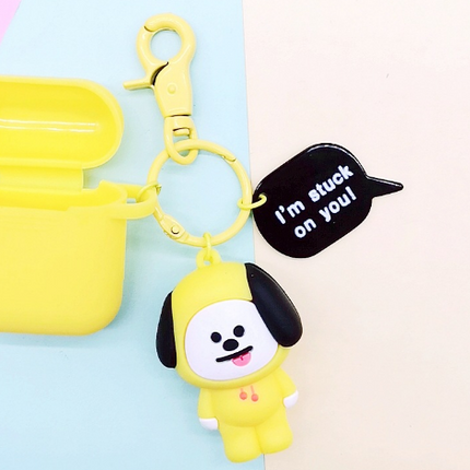 Compatible with Apple, Bulletproof Boys Keychain AirPods Cover