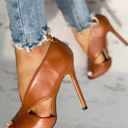 Women's shoes 4 large size sandals high heels sexy fine heel women shoes