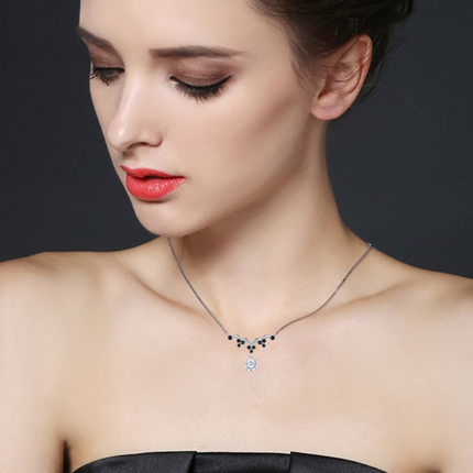 Fashion jewelry sterling silver necklace