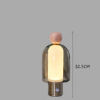 Cognac glass powder ball / Warm light / US