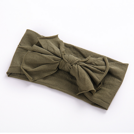 Nylon stockings fashion wide hair band handmade bow headband