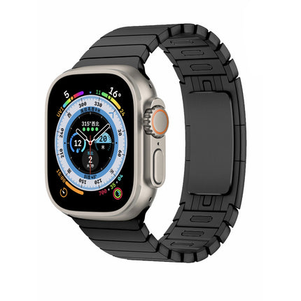 Suitable For Smartwatch 8 Stainless Steel Strap Bow Buckle IWatch Metal Watch Band