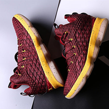 Shock-absorbing large size basketball shoes high to help outdoor sports shoes
