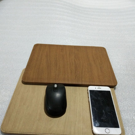 Compatible with Apple , Wireless charging mobile phone universal wood grain mouse pad