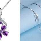 Purple C with chain