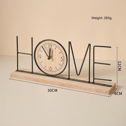 Creative TV Cabinet Decorative Ornaments Table Clock Furnishings