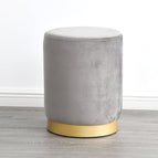 Round Stool Gray Flannel