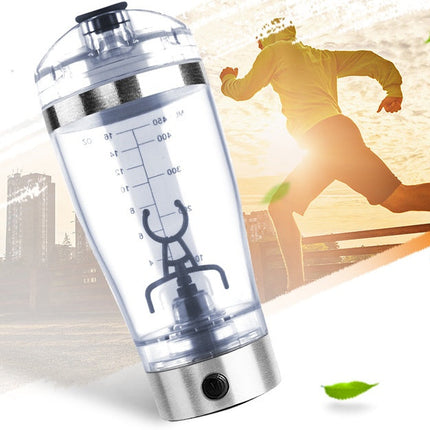 Portable Electric Protein Shaker Bottle | USB Rechargeable Mixer for Shakes, Smoothies & Coffee | BPA-Free Fitness Blender Cup