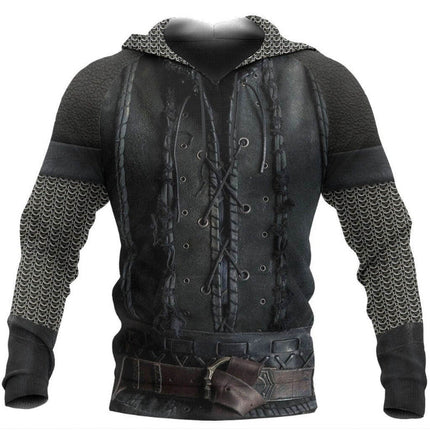 Youth Plus Size 3D Long Sleeve Hoodie