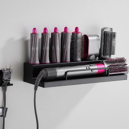 Curling Rod Storage Rack Free Punch Wall-mounted