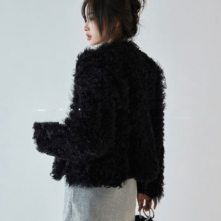 Lamb Wool Coat Women's Clothing