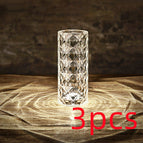 3pcs Rose threecolor transpare / USB