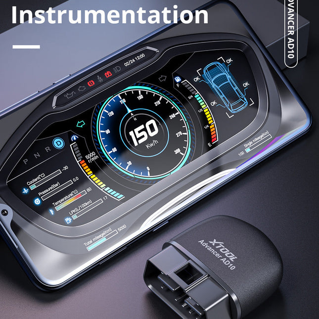 Mobile Phone Bluetooth Diagnostic Software OBD2 Fault Diagnosis Detector