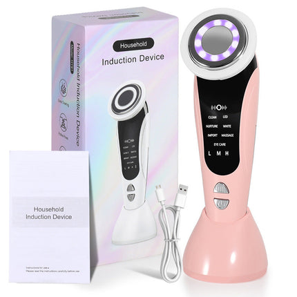 Red And Blue Light Multifunctional Household Portable Face Lifting Inductive Therapeutical Instrument
