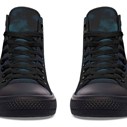 Printed Couple High-top Canvas Shoes