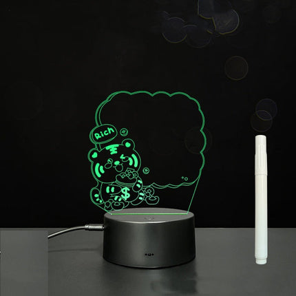 3D Acrylic Board Handwriting Message Board LED Light