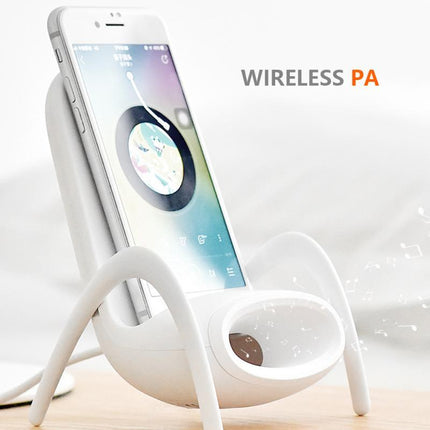 Creative Chair Amplifier Wireless Charger Suitable For Apple Android Phone Fast Charging Amplifier Bracket