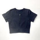 Black short sleeve / S