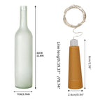 Wine Bottle 1 Light String / 1m10 lamp warm white
