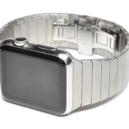 Suitable For Smartwatch 8 Stainless Steel Strap Bow Buckle IWatch Metal Watch Band