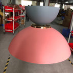 Upper Dark Blue Lower Pink / No light bulb
