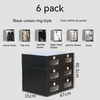 Black Ring Style 6PCs / As Shown In The Figure