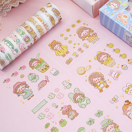 Hand Account Sticker Tape Gift Box Set